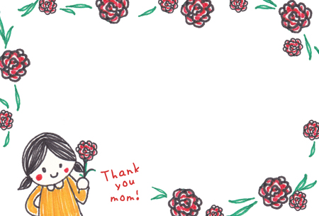 母の日の手描きイラストセット かわいい ベクター 素材 Stock IllustrationAdobe Stock