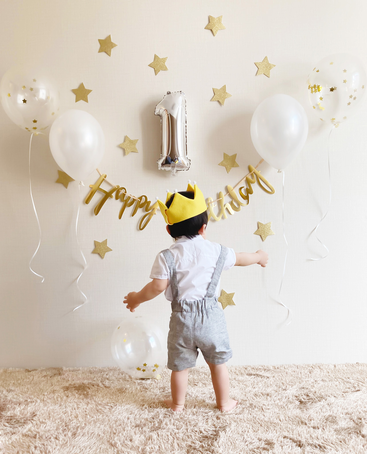 セリア100均誕生日飾り付けろうそくバナーパーティーグッズ画像オシャベ