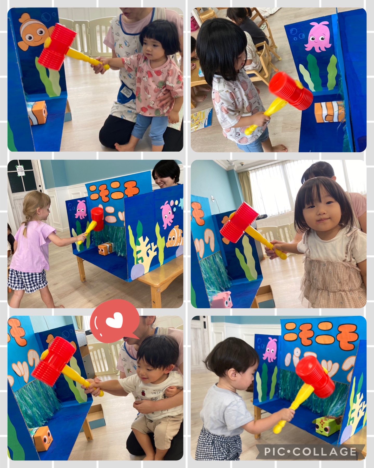 2歳児 夏にぴったり！ お祭りごっこあそび認定こども園せんだん幼稚園