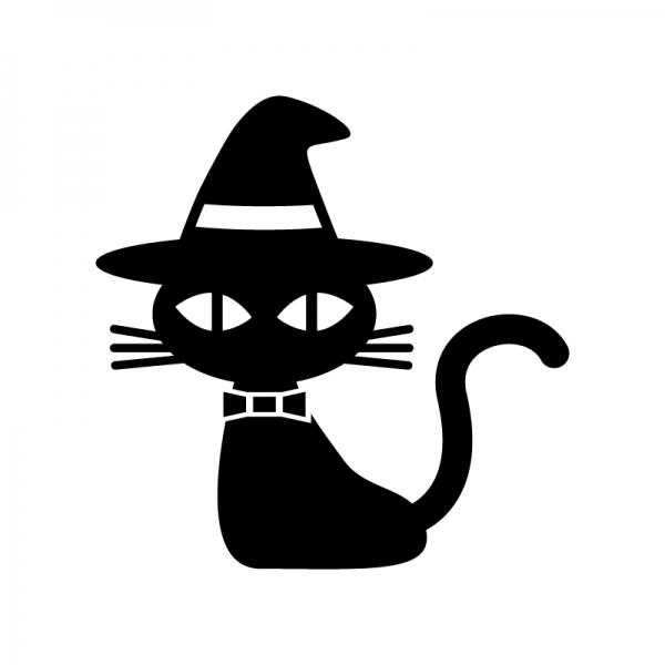 ハロウィン猫のイラストかわいいフリーアイコン・イラストの無料素材サイトフリーペンシル