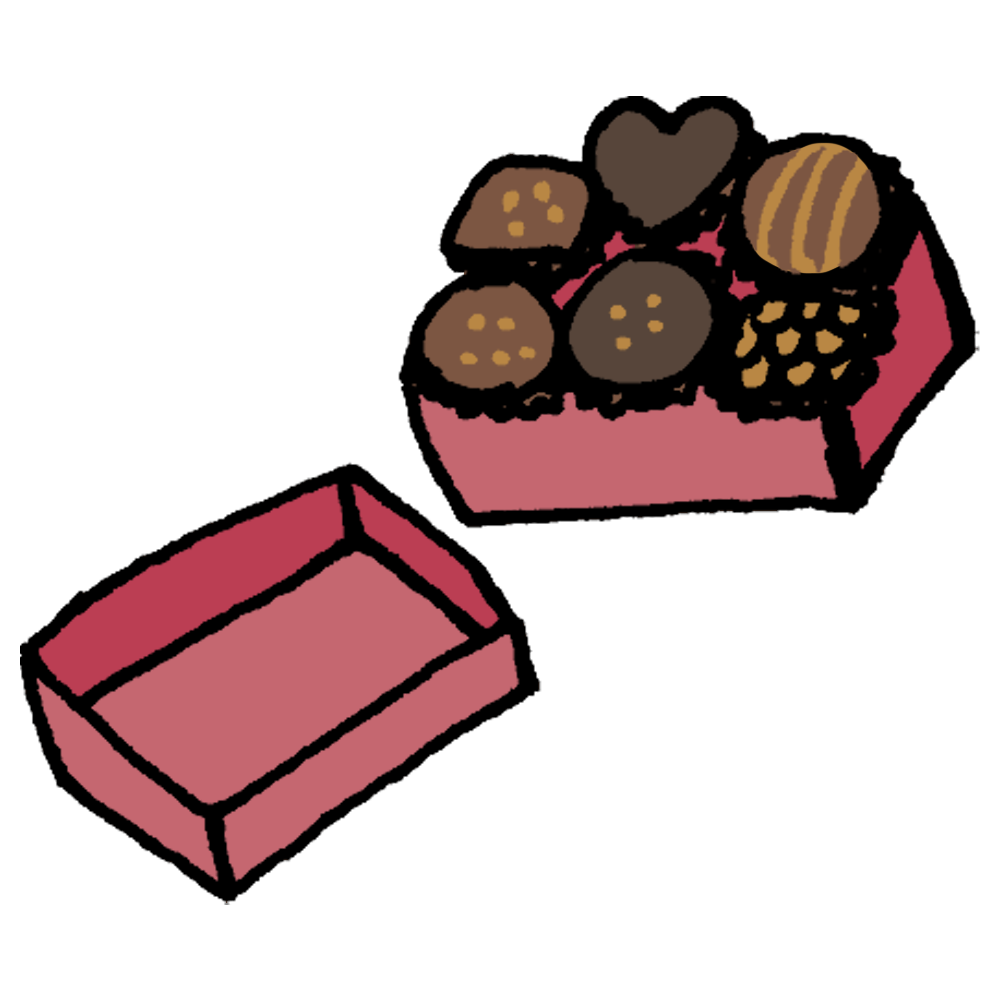 チョコレートのイラスト バレンタインデー園だより、おたよりで使えるかわいいイラストの無料素材集 イラストだより