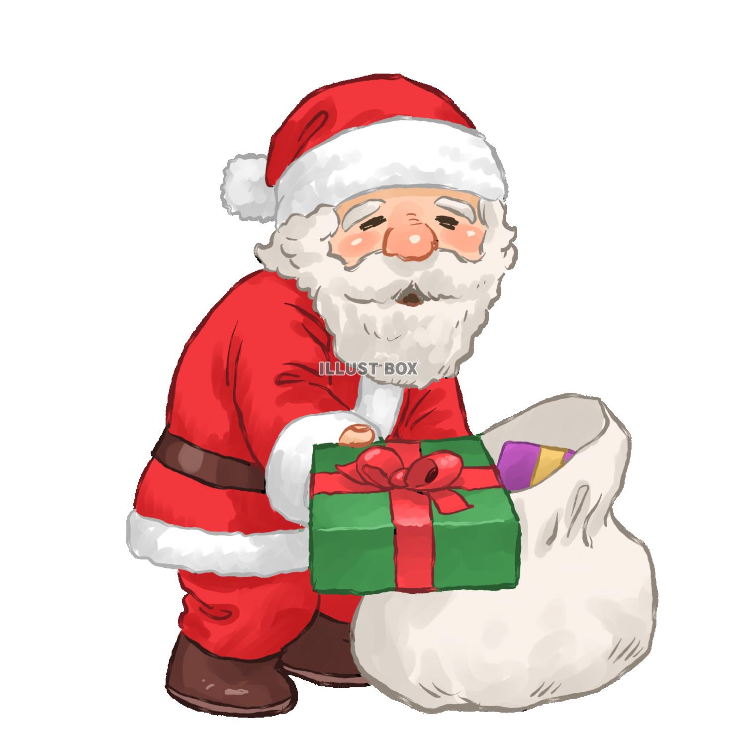 クリスマス・サンタクロース-無料イラスト フリー素材