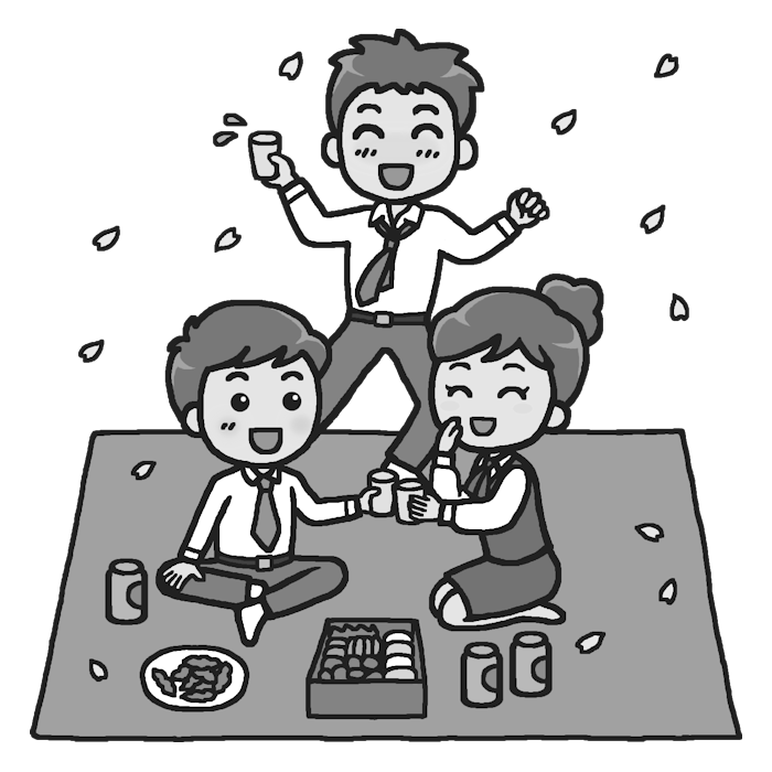 お花見のイラスト素材177490426- イメージマート