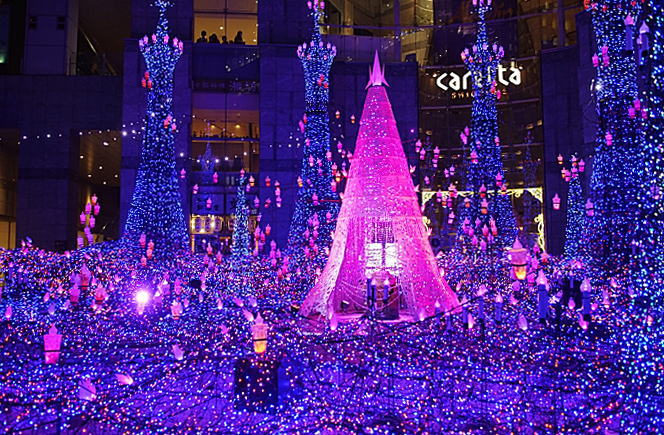 1時間に1度魔法がかかる カレッタ汐留イルミネーションいこーよニュース