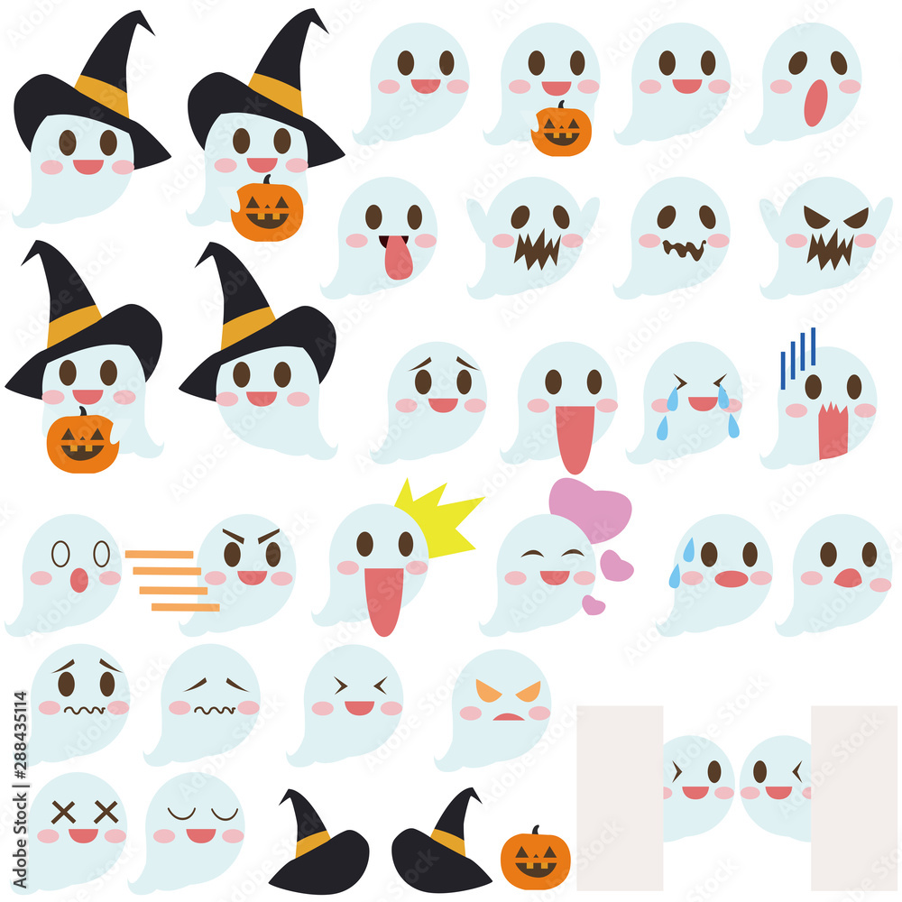 ハロウィンおばけのパターン素材商用OKの無料イラスト素材サイト ツカッテ