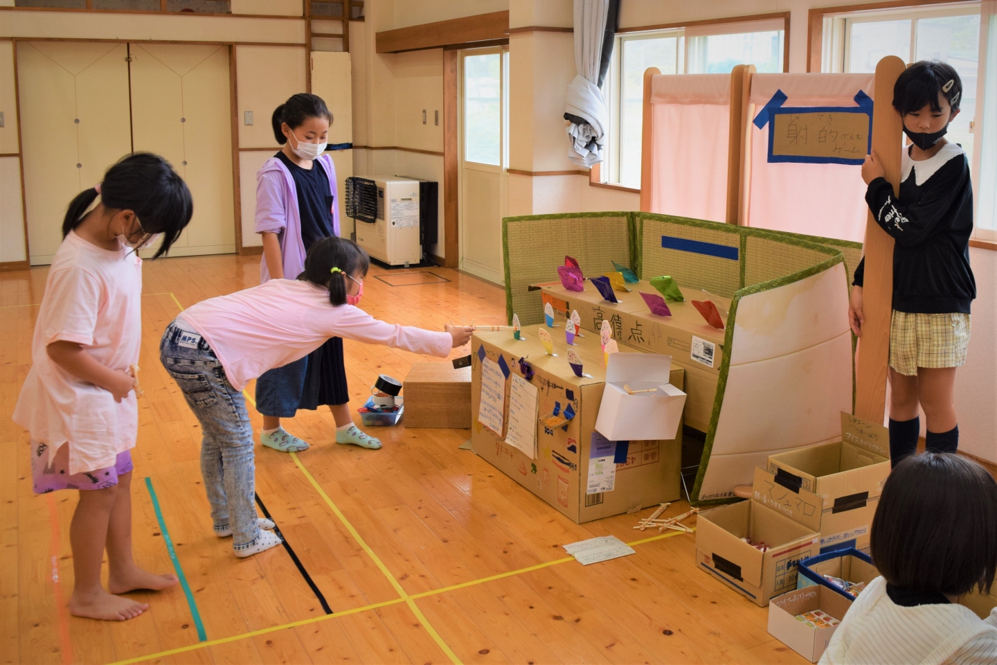 ラーメン屋台のごっこ遊びでリアルなお仕事体験！ラーメン工作の作り方大阪の絵画教室・お絵描き教室モネスク