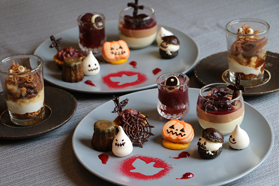 The Lobby Cafe「ハロウィン アフタヌーンティーセット ～ブラック×パープル～」 公式 お台場のホテル グランドニッコー東京 台場