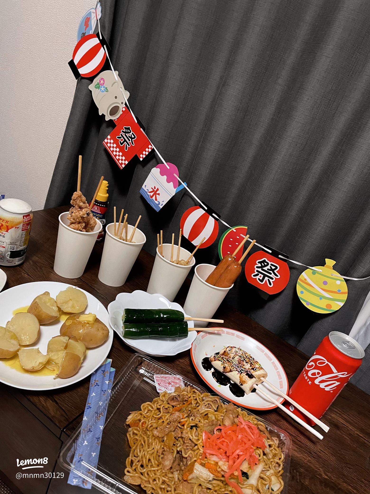 おうちで楽しく夏祭り！映える屋台コーディネートと準備しやすい遊びを紹介RoomClip mag暮らしとインテリアのwebマガジン