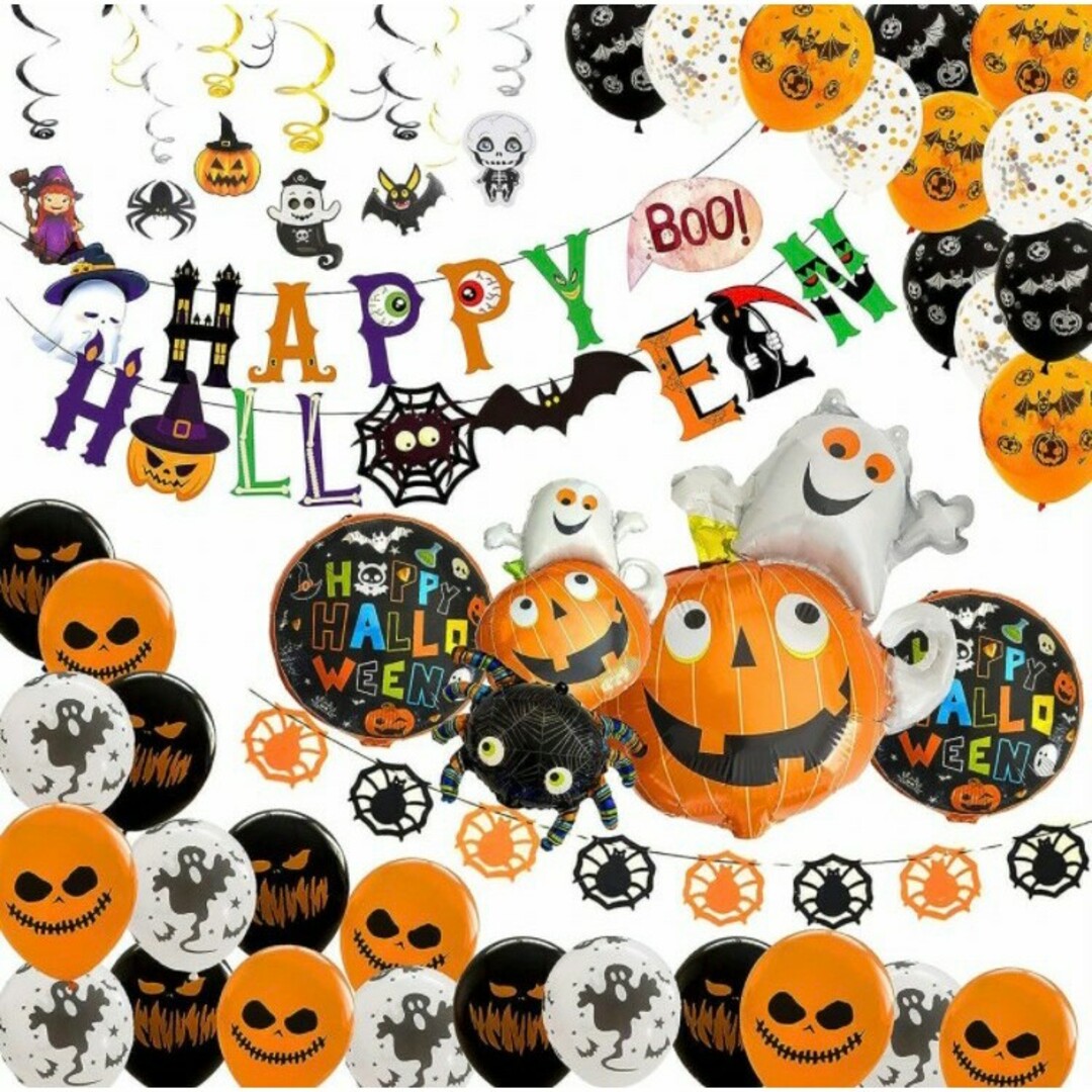 ハロウィン 飾り付け セット バルーン 風船 飾り パーティー 店舗 写真撮影の通販 by KAラクマ