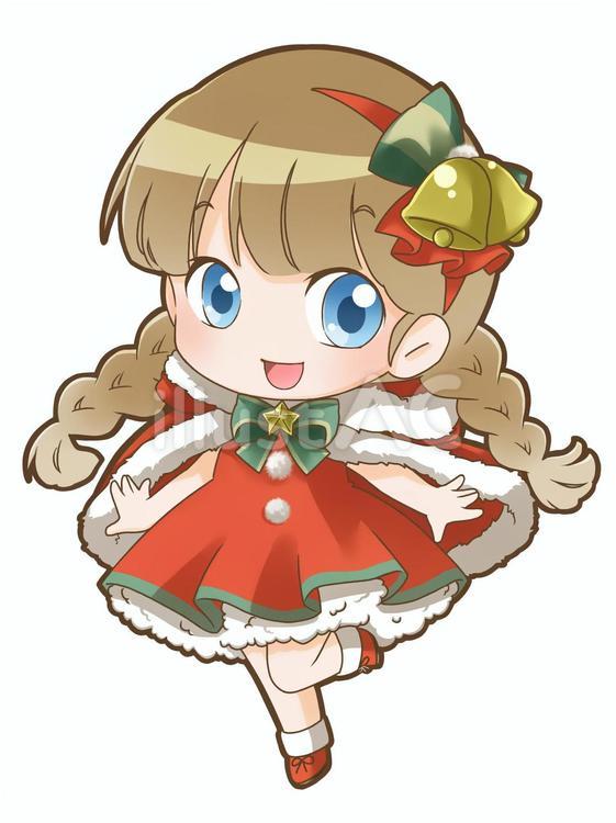 クリスマスにサンタの赤い衣装を着た女の子 AI画像のイラスト素材104454624- PIXTA