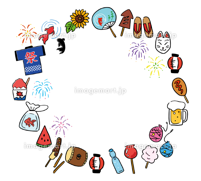 手描きイラスト◇夏祭り