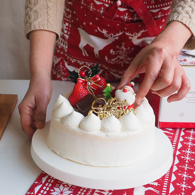クリスマスケーキ☆デコレーションのコツ