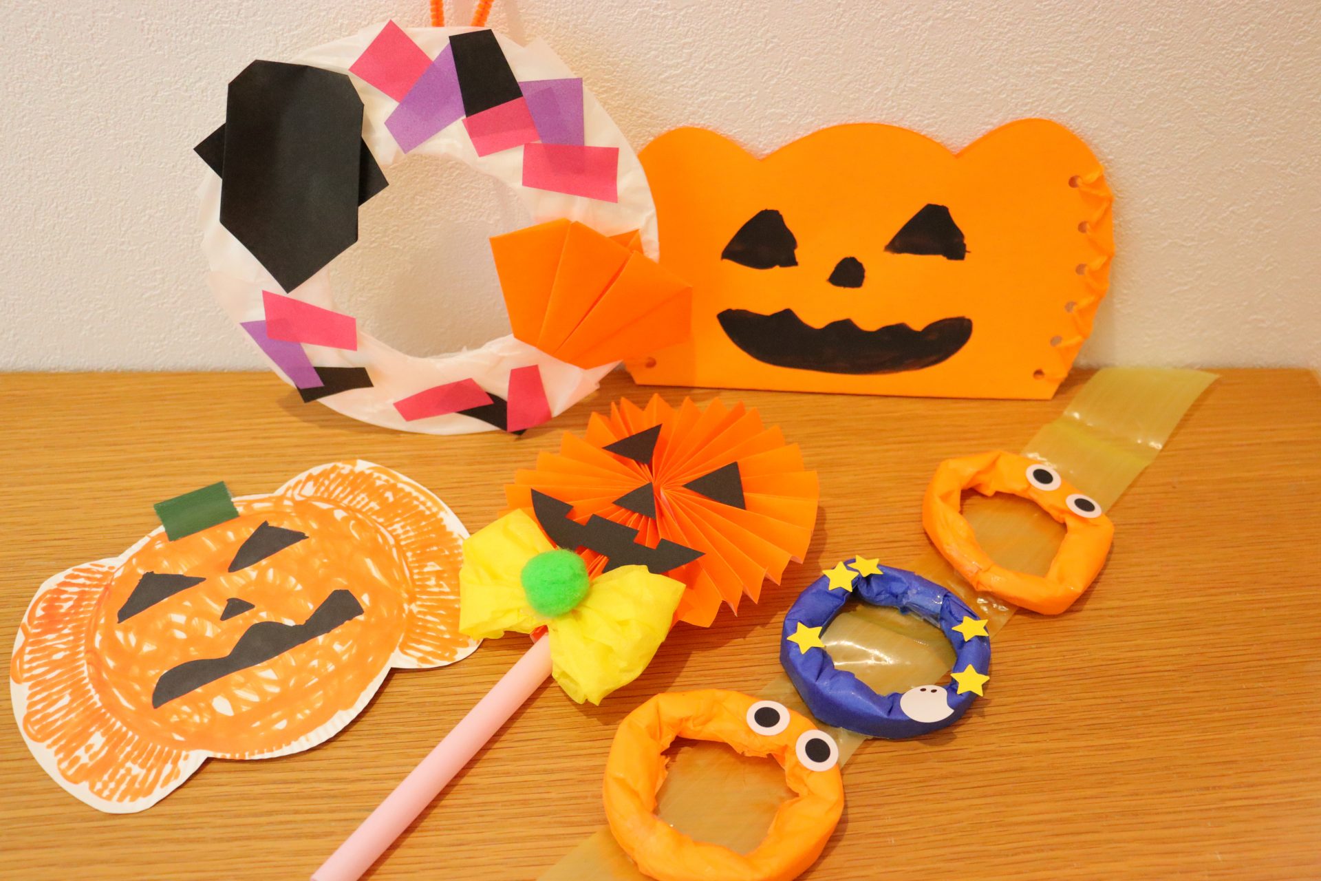 ハロウィン製作 ほっぺ・はいはい