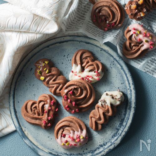 失敗生チョコでガナッシュクッキー - ふぁそらキッチン
