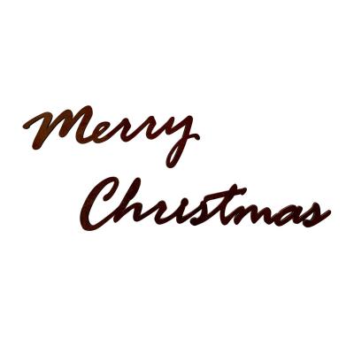 メリークリスマス筆記体 チョコペンTikTok