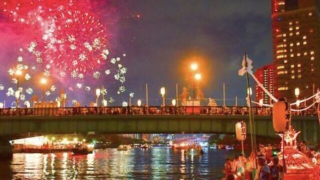 2025年天神祭～奉納花火 開催日や花火の打ち上げ場所や穴場スポット、屋台も徹底レビュー！！four seasons