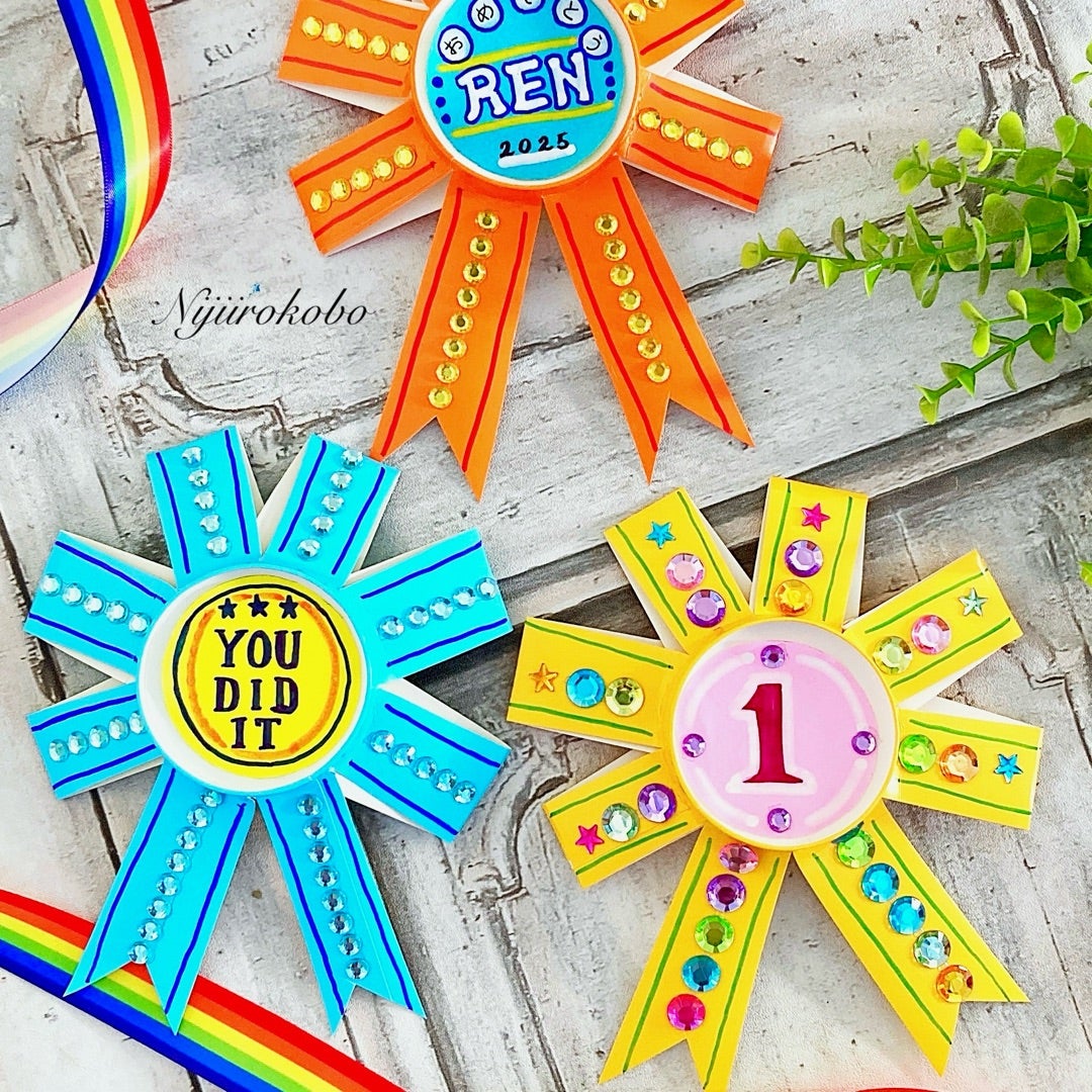 受注生産🎂お誕生日メダル！4色から選べるオリジナルメダル 5個セット - NOMKIGALLERYminne byGMOペパボ国内最大級のハンドメイド・手作り通販サイト