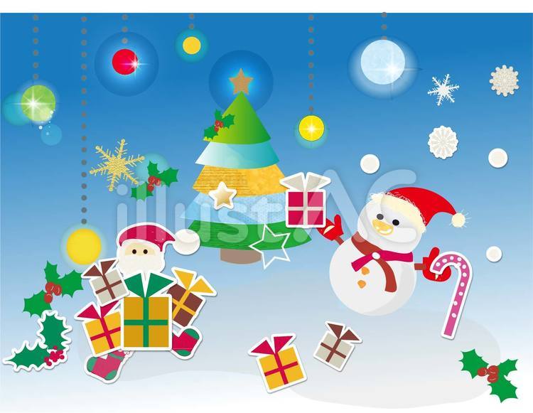サンタクロースとトナカイの無料イラストフリーイラスト素材集 ジャパクリップ