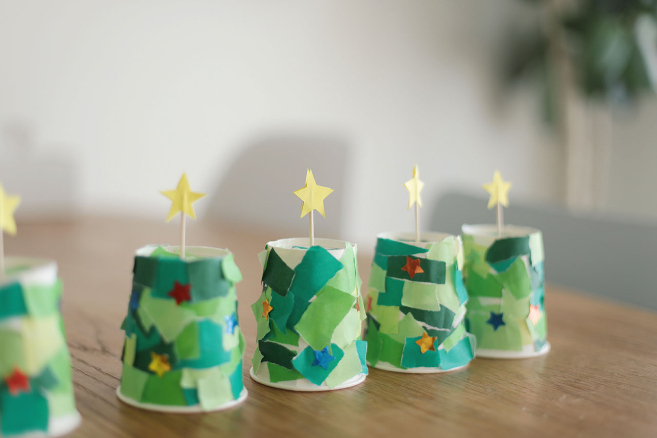 クリスマス工作 紙コップで作る かわいいトナカイ簡単工作 クリスマス飾り・装飾・オーナメント