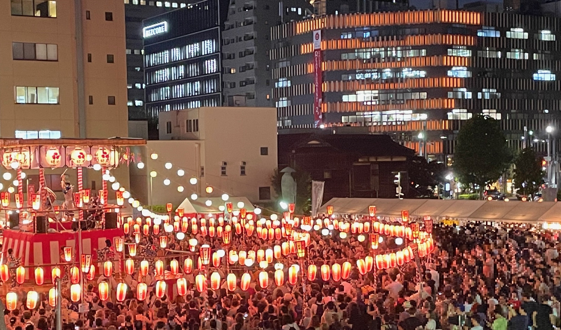 2024 場外市場街 築地本願寺納涼盆踊り大会 by サム中央区観光協会特派員ブログ
