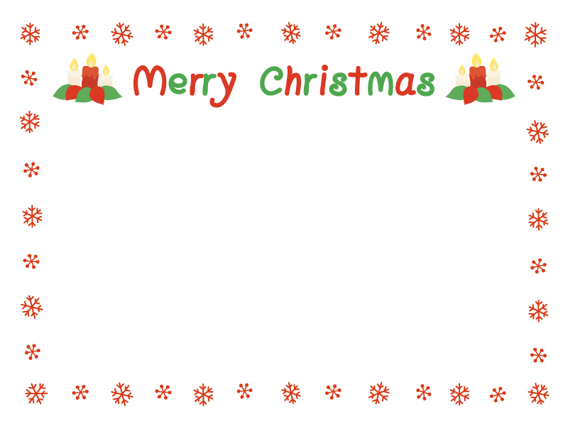 冬におすすめの商用利用可能な無料フレーム・枠素材