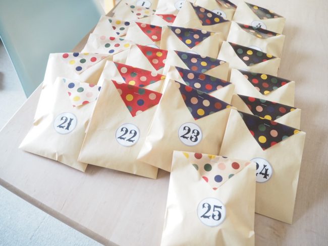 アドベントカレンダーの箱、完成 - pno2's diary