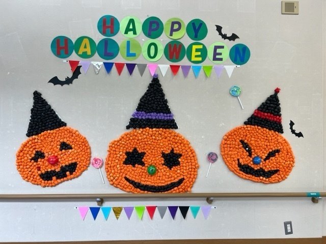 お取り置き商品 ・折紙リース・ハロウィン７の①・壁面装飾・ハンドメイド 製作 製作キット 壁面 壁面飾り ハロウィン リース おばけ カボチャコウモリ 保育園 レクリエーション 老人ホーム キット HaruHaroきのぴ 通販 16392602Creema クリーマ