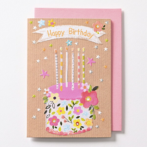 定番☆簡単しかけのバースデーカード作り方