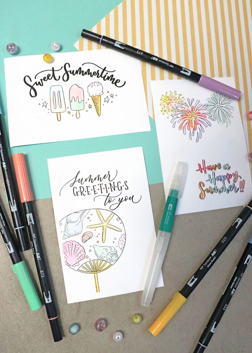 暑中見舞い 水彩イラスト無料イラスト・フリー素材なら「イラストAC」