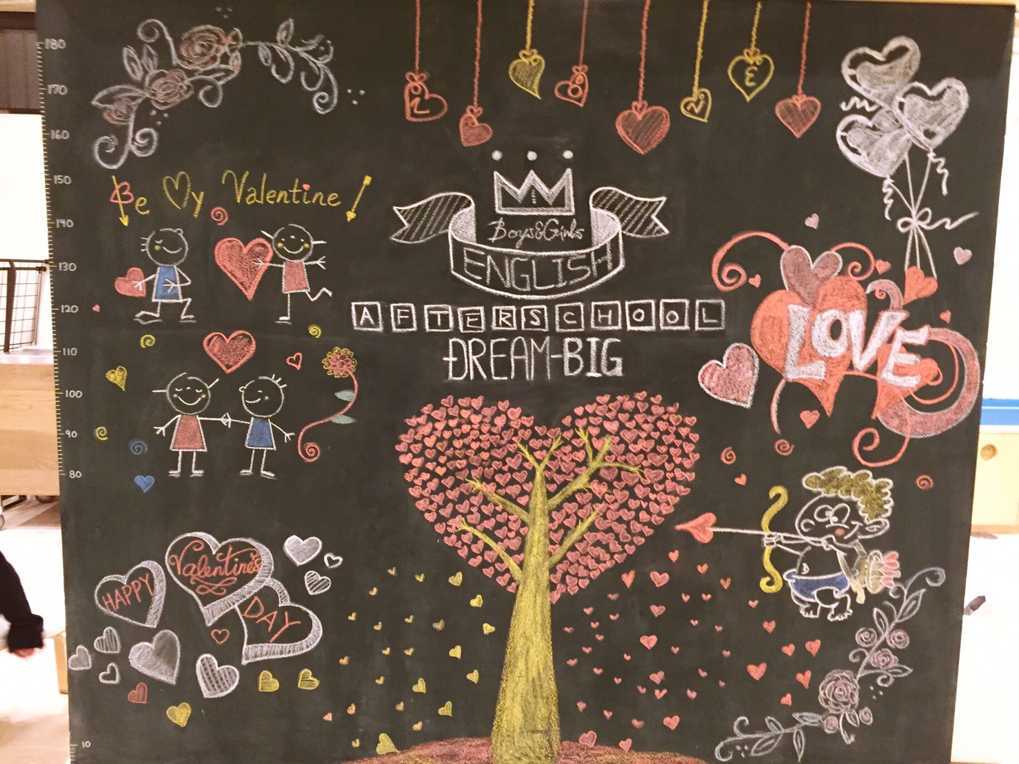 デコレーションパネル Happy valentine ハッピーバレンタイン ハートチョコ No.63488のぼりストア