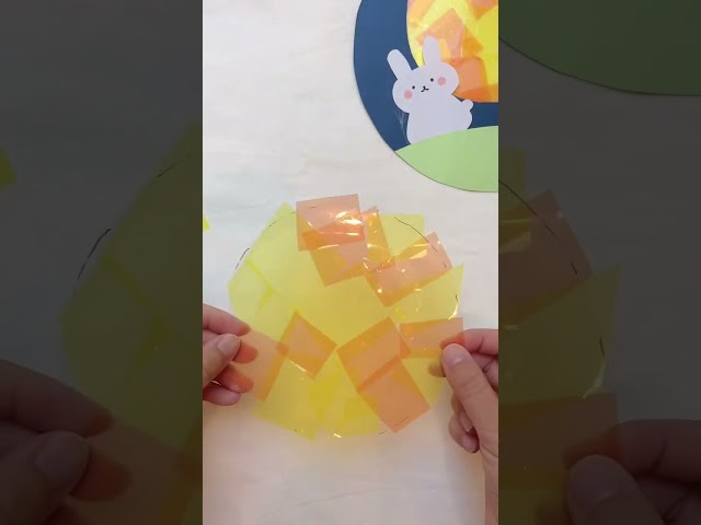 お月見製作ブルーベル元住吉保育園