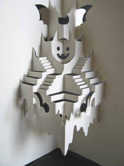 AmazonGREETING ART ハッピーハロウィンカード、3D不気味なパンプキンポップアップハロウィンカード と封筒、恐ろしい黒猫ゴーストウィッチハウス、ムーンツリーグリーティングカード 大人と子供向けグリーティングカード文房具・オフィス用品