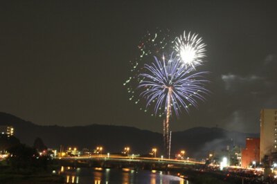 7 27開催！ 大井ダム100周年記念！恵那納涼水上花火大会ローカルクラウドファンディングOCOS