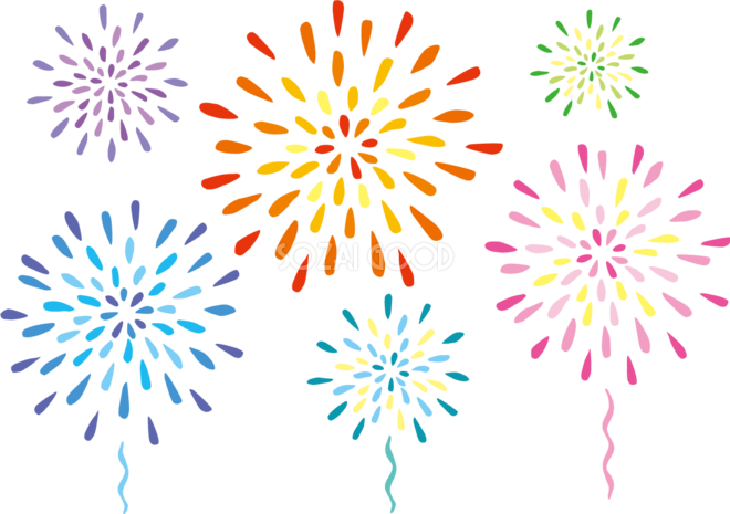 花火のイラスト特集