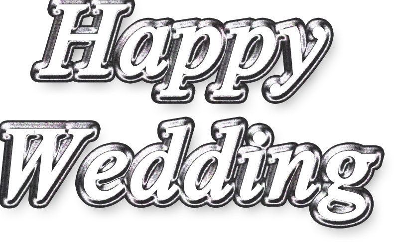 こどものかおブライダルスタンプ 文字Happy Wedding {1734-010}Buyee