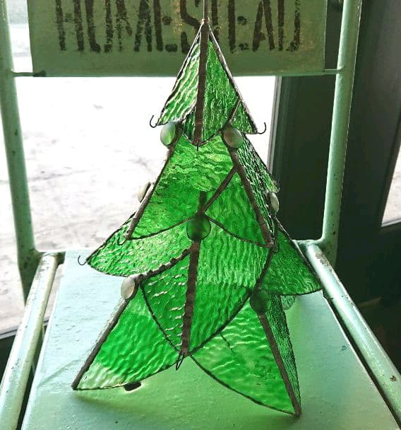 おはじきステンドグラスでクリスマスのオーナメントを作ろう