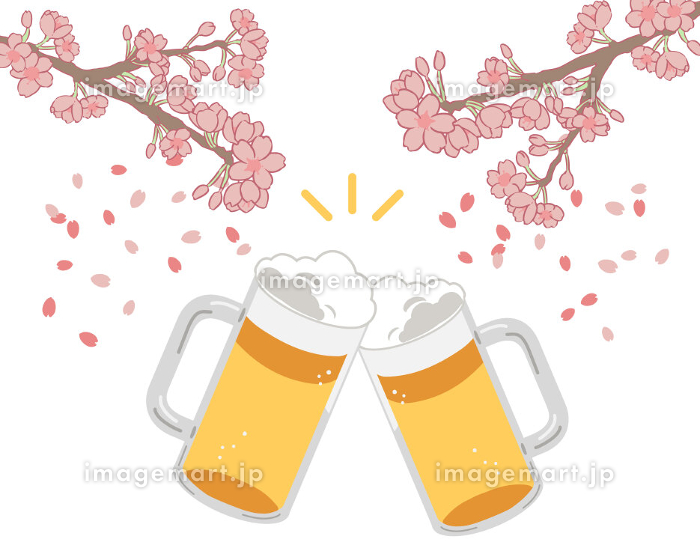 花見の宴会のイラスト素材570167- PIXTA
