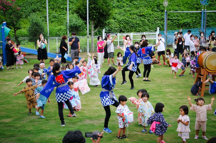 園内夕涼み会聖カタリナ大学短期大学部附属幼稚園愛媛県松山市北条 カトリック
