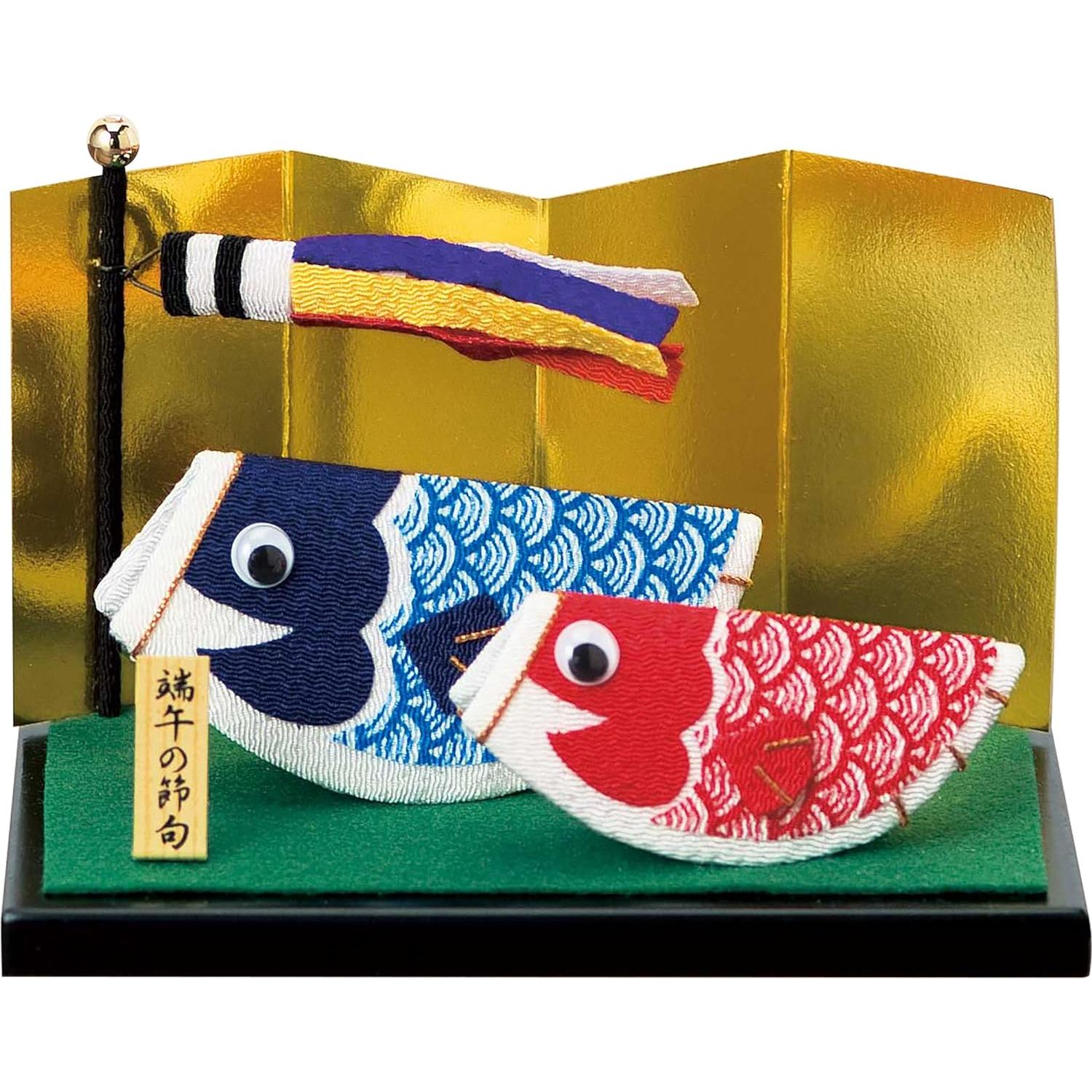 ちいかわ インテリアミニフィギュア五月人形端午の節句こいのぼりちりめん細工つまみ細工ハンドメイドこどもの日