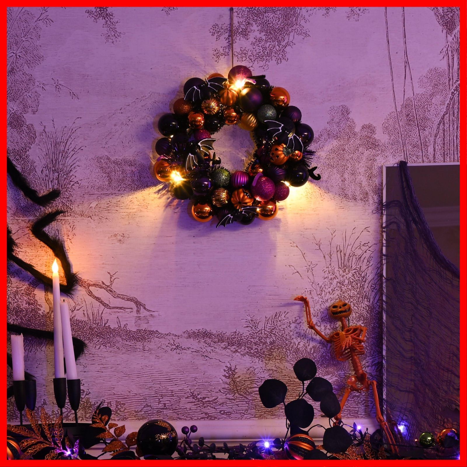 はこ様専用✳︎木の実たっぷりハロウィンリース おやしき② ハロウィン飾り この