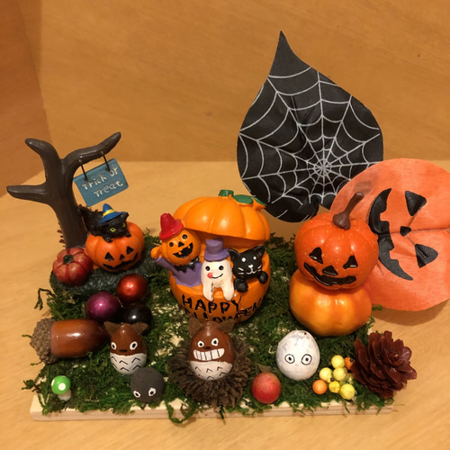 ☆2025年ハロウィン☆２点セット・どんぐりアート 月替わり体験メニュー「どんぐりで