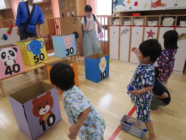 夕涼み会ごっこ認定こども園 老津保育園