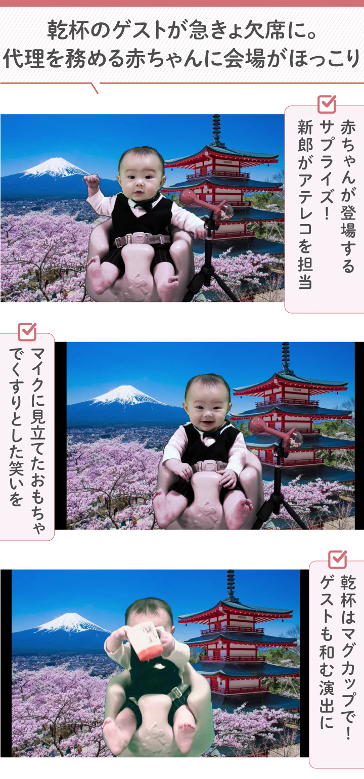 簡単に作れる余興ムービー3パターンnonnofilm