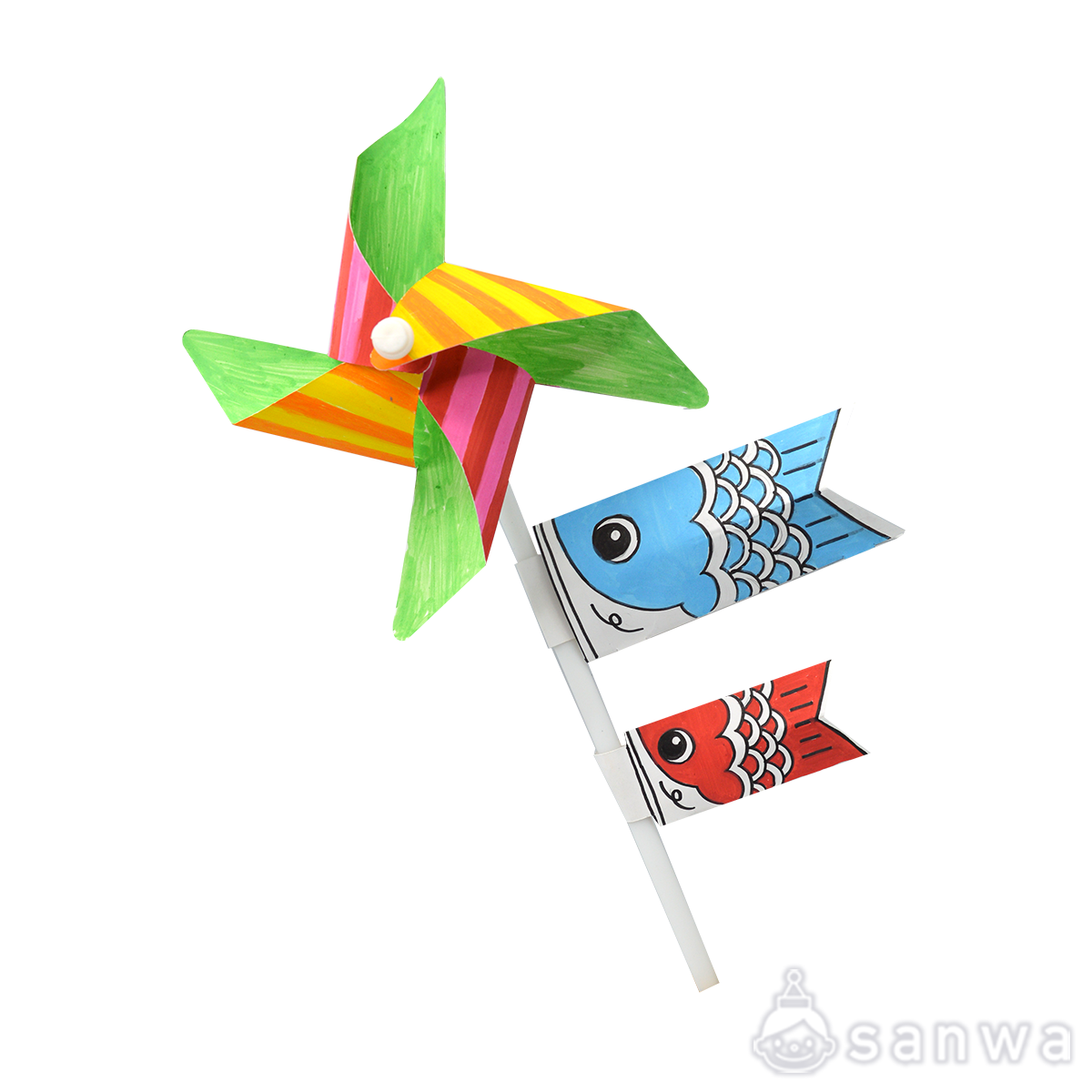 鯉のぼりの工作製作 20選 簡単おすすめ高齢者・小学生・幼児保育向け介護の１２３