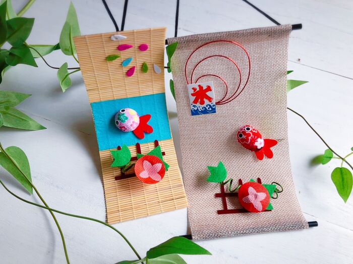 季節の飾り”夏景色”を制作生活サービス 公式 有料老人ホーム エデンの園聖隷福祉事業団