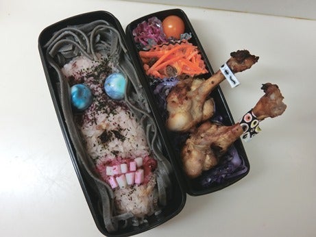 オブラートアートでハロウィーンの最恐嫌がらせ弁当♪ : 窪田千紘フォトスタイリングWebマガジン「Klastyling」暮らす＋スタイリング