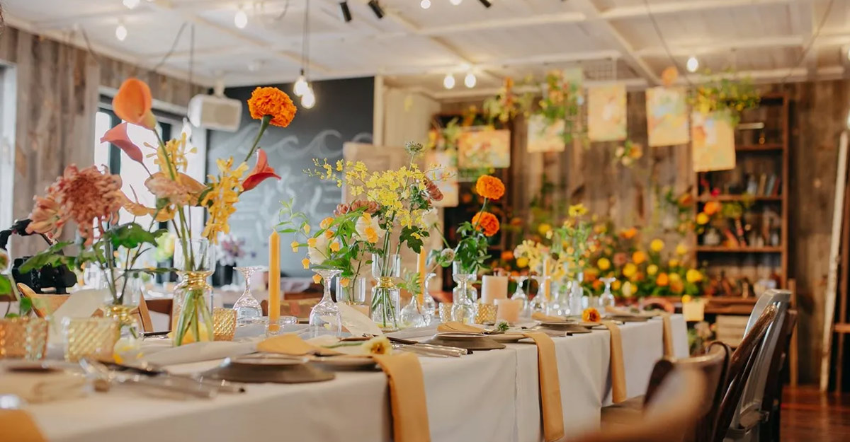 ゲストテーブル装花京都祇園・河原町の花屋 フラワー&バルーンBLOSSOM京都店