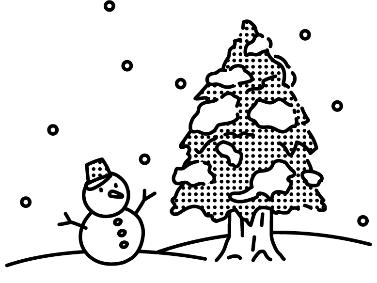 白い手描き冬の小さな動物イラスト要素イラスト画像とPSDフリー素材透過の無料ダウンロード - Pngtree