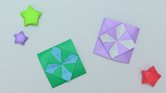 Origami Heart Message card折り紙 ハートのメッセージカード 折り方