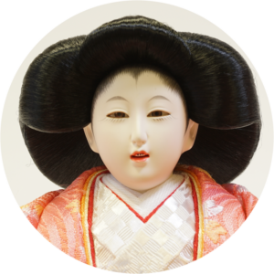 雛人形 三人官女 三人官女まで精巧に作り込んだ優良